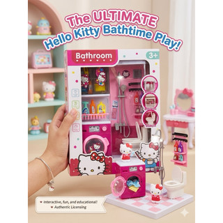 Bộ Đồ Chơi Nhà Tắm HELLO KITTY Siêu Dễ Thương Phiên Bản Đầy Đủ Phụ Kiện