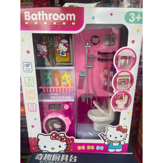 Bộ Đồ Chơi Nhà Tắm HELLO KITTY Siêu Dễ Thương Phiên Bản Đầy Đủ Phụ Kiện
