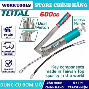 Dụng cụ bơm mỡ TOTAL, áp lực cao cấp, bơm mỡ nhanh chính xác, dùng cho ô tô – xe máy DN2