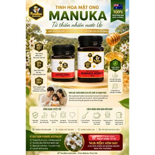 Mật ong Manuka Úc MGO 83+ [Loại 500g]