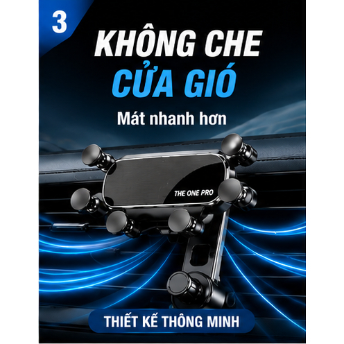 Giá đỡ điện thoại thông minh cho xe, điều chỉnh 360 độ,kẹp tự động, chống rơi, không rung, phù hợp mọi loại điện thoại
