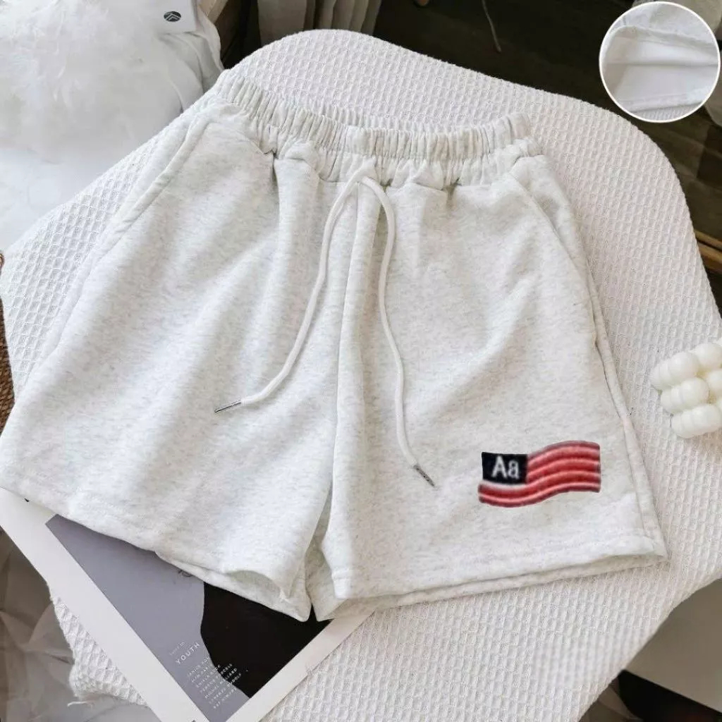 [Peinn] Quần  ĐÙI nỉ short 2 da ép Hàn L1 dày dặn đứng form, trẻ trung năng động