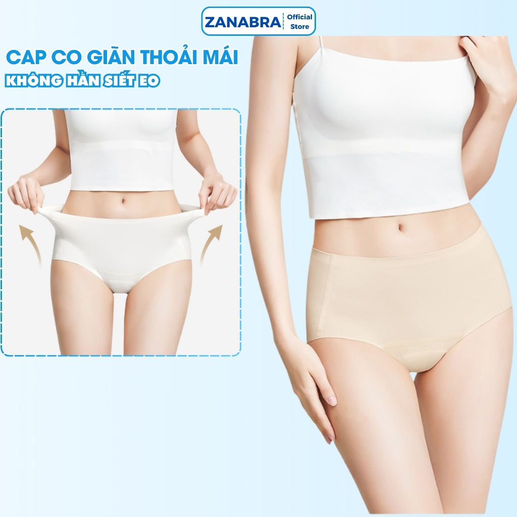 [ MỚI 2026 ] Quần Lót Nữ Su Thạch Mềm mịn như mây mỏng nhẹ tàng hình không lộ viền co giãn thoải mái ZANABRA L0523