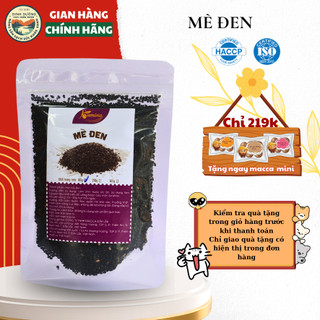 Mè đen sấy khô - Túi zip - làm sữa, ăn kiêng, thực dưỡng tốt cho sức khỏe