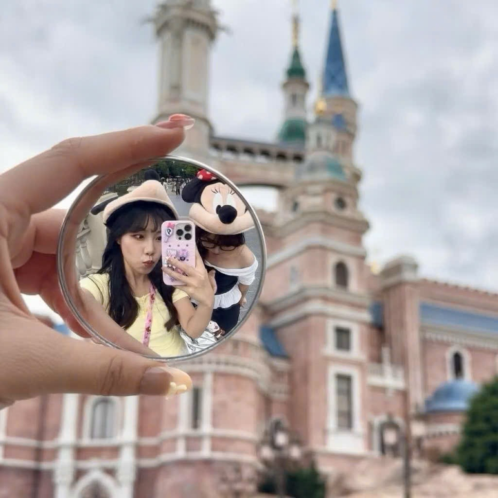 Gương cầu lồi mini chụp ảnh check-in
