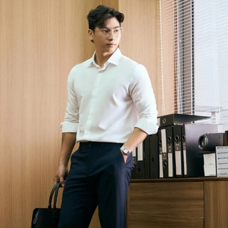 Áo sơ mi tay dài nam vải Nano Non Iron Form Fitted - RT  10S25SHL015