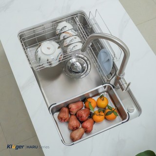 Chậu rửa bát Kluger KH8050ST Plus bề mặt trơn nhập khẩu