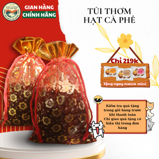 Túi thơm cà phê rang Đăklăk - Làm thơm ô tô, tủ lạnh phòng ngủ