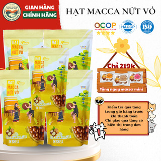 Combo 5 Túi hạt Macca Dinh Dưỡng sấy lạnh Túi zip 500g