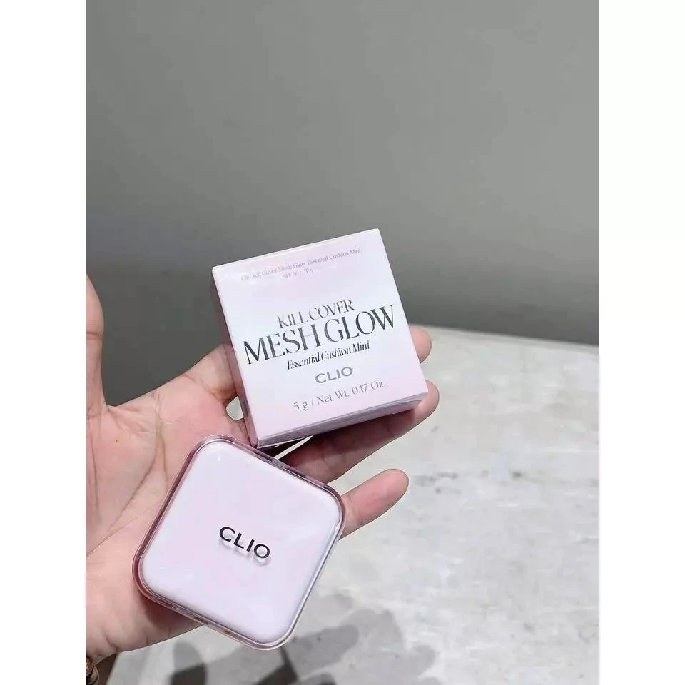 Phấn Nước Cushion Clio Kill Cover Mesh Glow Che Phủ Tự Nhiên Căng Bóng (Kèm Lõi) - Ever Queen