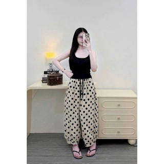 set áo 2 dây quần suông bi (kèm ảnh thậto