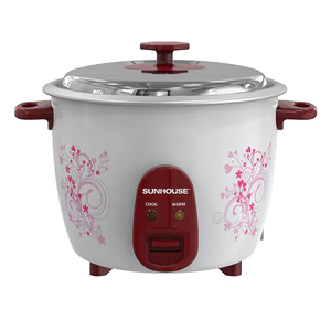 NỒI CƠM ĐIỆN 1.2 L SUNHOUSE SHD8106 Dễ Dàng Tháo Lắp Độ Bền Cao BH 12 Tháng