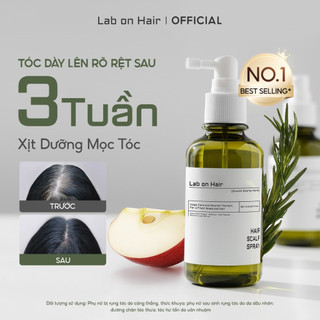 Xịt Mọc Tóc Lab On Hair 160ml - Giấm Táo Kích Thích Mọc Tóc, Giảm Rụng Tóc Hiệu Quả, Củng Cố Chân Tóc Cho Tóc Mọc Chậm