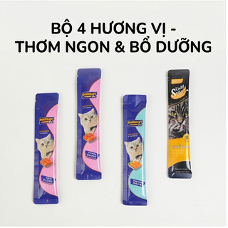 Sup Thưởng Cho Mèo 50 thanh×15g - Pate Dạng Sốt Bổ Sung Nước, Thành Phần Tự Nhiên, An Toàn Tuyệt Đối Cho Mèo Cưng