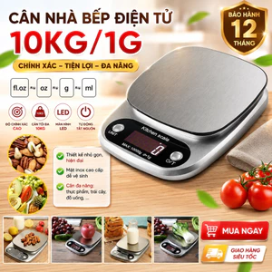Cân tiểu ly điện tử nhà bếp siêu chuẩn CH305, B05, TIMER, SF400 định lượng 1g - 5kg tặng kèm 2 viên pin