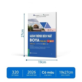 Sách - Hán Ngữ BOYA Trung Cấp 1 (Tập 1+Tập 2) - Phiên Bản 3 (Giáo trình+Sách bài tập)