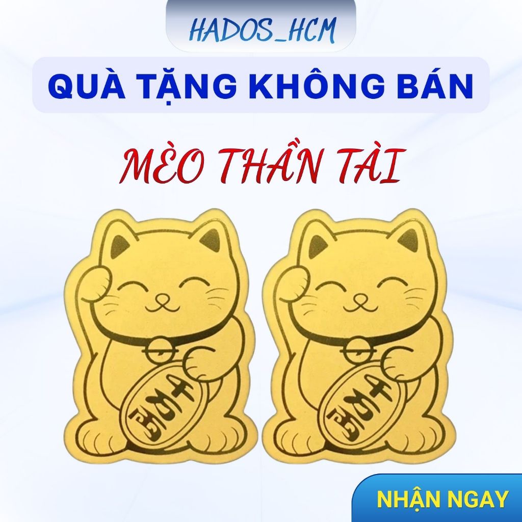 Quà Tặng Không Bán - Mèo Thần Tài/Que Chọc Sim