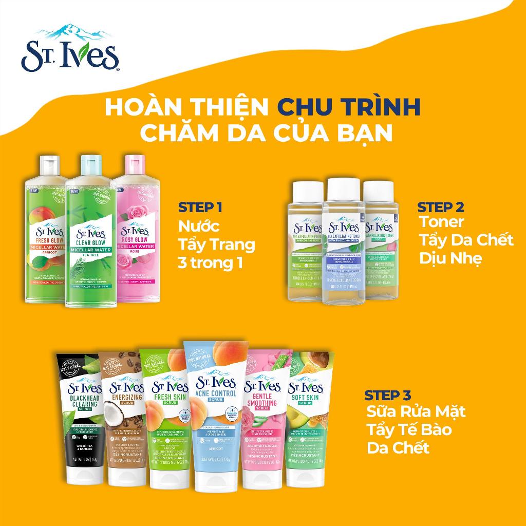 Nước tẩy trang St.ives Micellar Water 400ml (Tùy chọn)