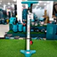 Bơm hơi TOTAL dùng tay mini và đạp chân có đồng hồ đo áp suất cao DN2