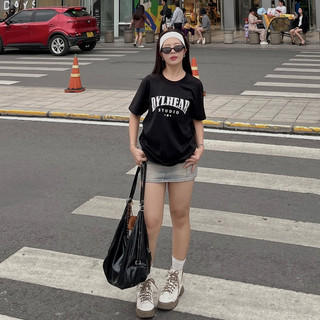 Áo Thun Local Brand DYLHEAR In Logo Vintage 100% Cotton 250gsm Cổ Tròn A02
