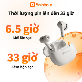 Solohour ST3 Tai Nghe Bluetooth Không Dây TWS Bluetooth 6.0 Tai Nghe Nhét Tai, Bass Mạnh, Mic Đàm Thoại, Chơi Game, Pin