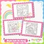 Bộ tranh tô màu 44 trang với chủ đề DREAM MAGIC khổ A4 và A5 dành cho bé tô màu thư giãn COZY23