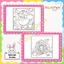 Bộ tranh tô màu 44 trang với chủ đề DREAM MAGIC khổ A4 và A5 dành cho bé tô màu thư giãn COZY23
