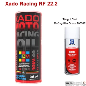 Dầu Nhớt Full Tổng Hợp Xado Racing 22.2 Tặng 1 Chai Dưỡng Sên Onzca Mc312