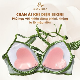 Miếng Dán Nâng Ngực Su Mỏng Không Viền – Áo Dán Ngực Không Dây Nhẹ Êm Keo Dính An Toàn AMYBRA D0159