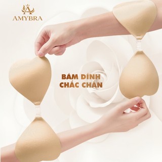 Miếng Dán Nâng Ngực Su Mỏng Không Viền – Áo Dán Ngực Không Dây Nhẹ Êm Keo Dính An Toàn AMYBRA D0159