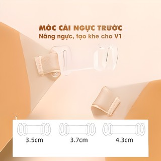 Miếng Dán Nâng Ngực Su Mỏng Không Viền – Áo Dán Ngực Không Dây Nhẹ Êm Keo Dính An Toàn AMYBRA D0159