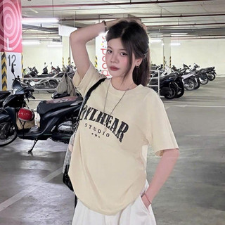 Áo Thun Local Brand DYLHEAR In Logo Vintage 100% Cotton 250gsm Cổ Tròn A02