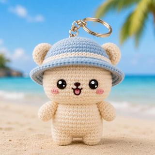 Móc Khóa Len Lendon DuDu Bubu Dễ Thương 9cm Handmade Amigurumi Quà Tặng Phụ Kiện Balo Móc Chìa Khóa