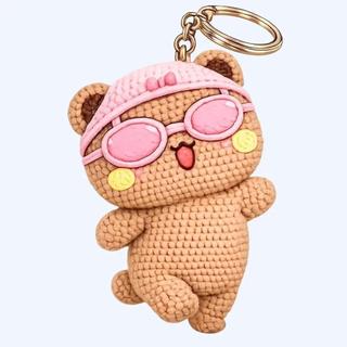 Móc Khóa Len Lendon DuDu Bubu Dễ Thương 9cm Handmade Amigurumi Quà Tặng Phụ Kiện Balo Móc Chìa Khóa