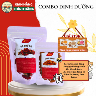 Combo Hạt dinh dưỡng 2 món nhân óc chó và hạnh nhân
