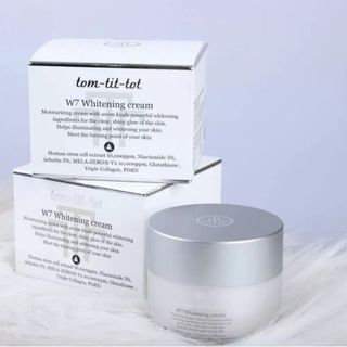 Kem Dưỡng Trắng Da W7 Whitening Cream Tom-Tit-Tot MP1470 - Hỗ Trợ Mờ Thâm Sạm, Nám, Tàn Nhang, Căng Bóng Tự Nhiên