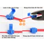 Cút nối dây điện nhanh chữ T 0.75 - 2.5 mm2 - Nhựa PP cao cấp, cách điện, cách nhiệt cực tốt
