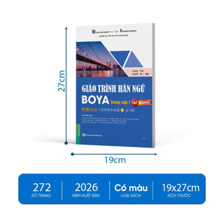Sách - Hán Ngữ BOYA Trung Cấp 1 (Tập 1+Tập 2) - Phiên Bản 3 (Giáo trình+Sách bài tập)