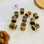 Đốt trúc trầm hương sánh chìm bọc khoen KATEDA mạ Vàng 24k bền màu (tặng dây và kim xâu vòng)
