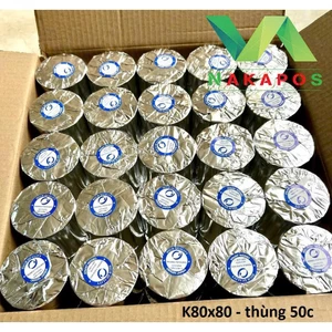 Giấy in bill 80x80mm giấy in hoá đơn K80*80 K80*80mm giấy in nhiệt 80mm K80 bán hàng K80x80 thu ngân