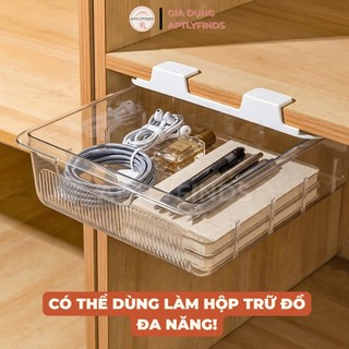 Hộp Đựng Đồ Lót Treo Kệ Tủ Đồ APTLYFINDS Dạng Ngăn Kéo, Nhựa PET Cao Cấp