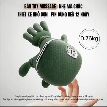 Máy Massage Cổ Vai Gáy Giảm Đau Mỏi Vai Gáy, Máy Mát Xa Cổ Vai Gáy Đèn Hồng Ngoại Mô Phỏng Tay Người Xoa Bóp - SMH
