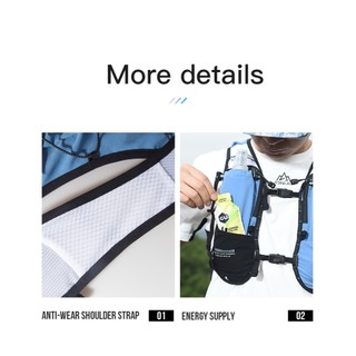 Aonijie Balo Vest Đeo Thể Thao Leo Núi Chạy Bộ C9113 Dung Tích 5L Có Đai Gắn Gậy - Minori Store