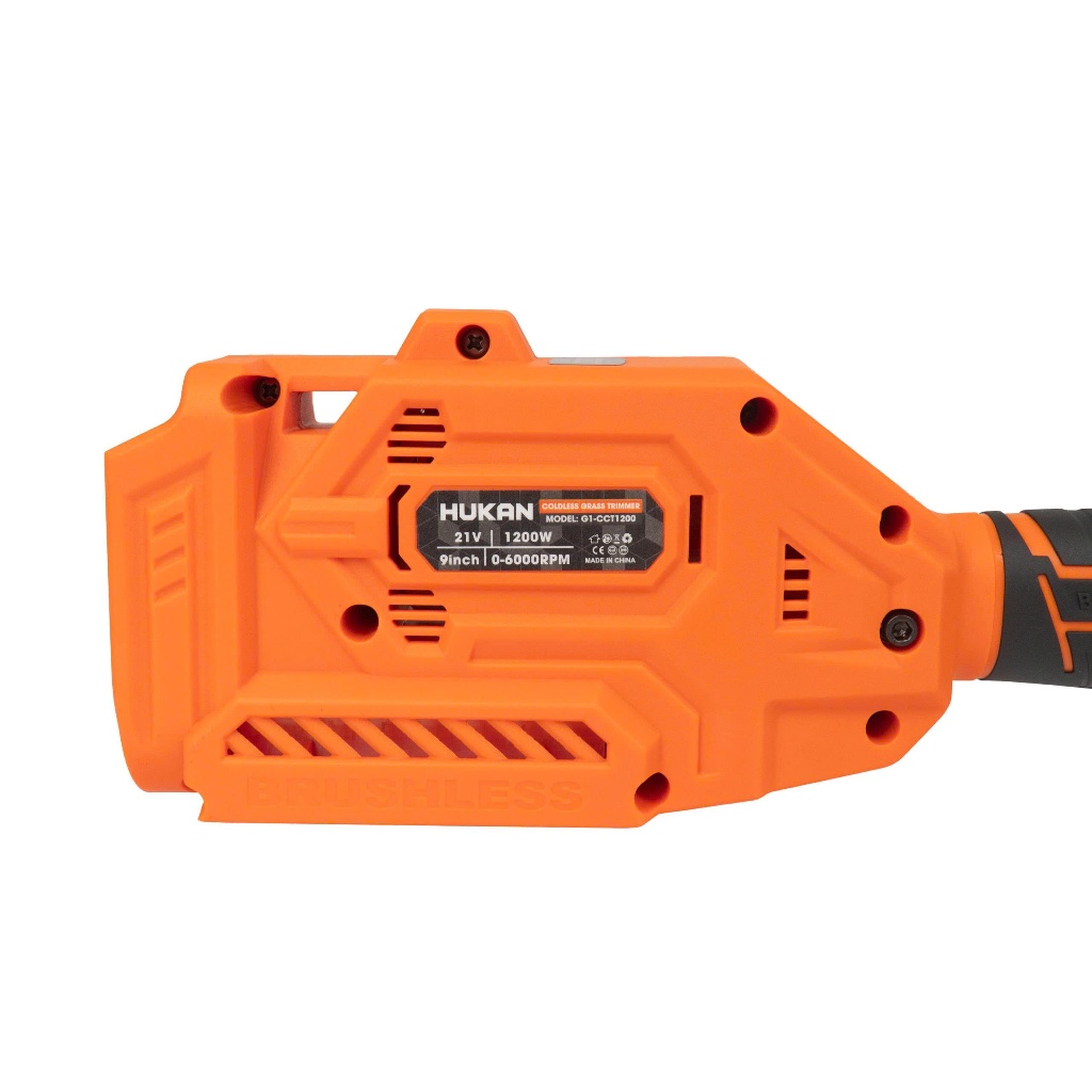 Thân Máy Cắt Cỏ Pin 21V HUKAN G1-CCT1200 | 9 Inch - Động Cơ Không Chổi Than, Công Suất 1200W, Phát Cỏ Làm Vườn