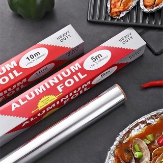 CUỘN GIẤY BẠC NƯỚNG THỊT DỄ SỬ DỤNG - Giấy Bạc Thực Phẩm 5m*30cm,Cuộn Giấy Bạc Hỗ Trợ Giữ Nhiệt Và Hạn Chế Dính Khay