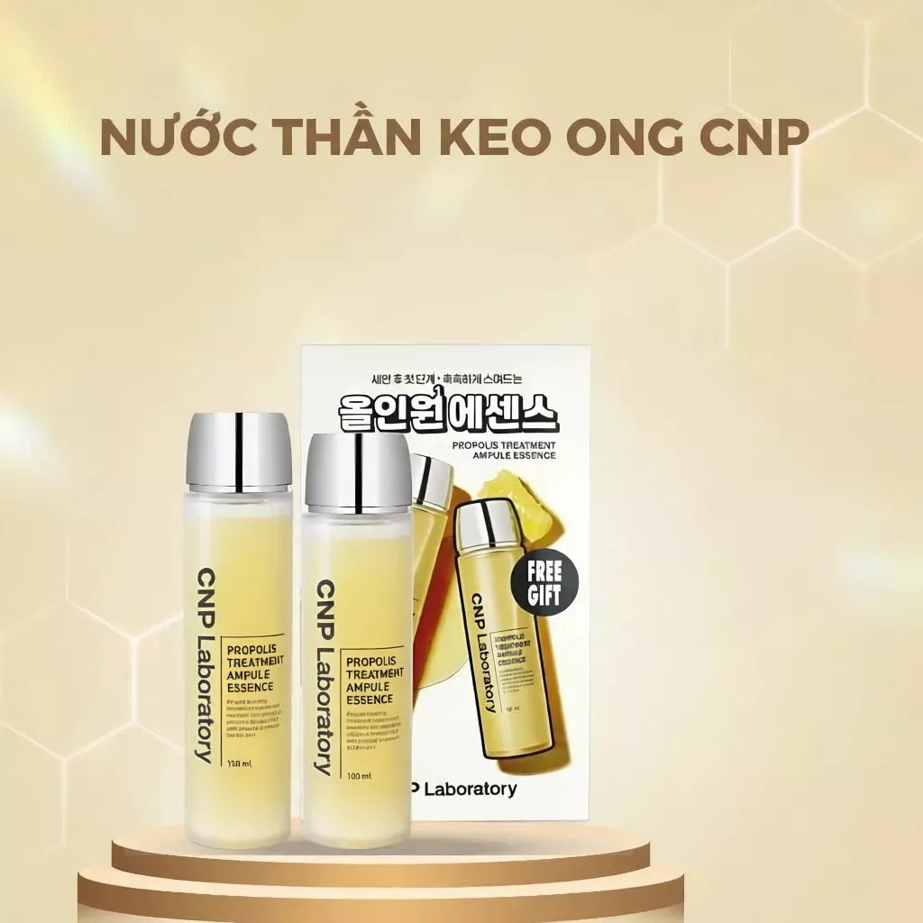 Toner Nước Thần Keo Ong CNP Laboratory Propolis Treatment Essence Cấp Ẩm, Căng Bóng Da - Ever Queen