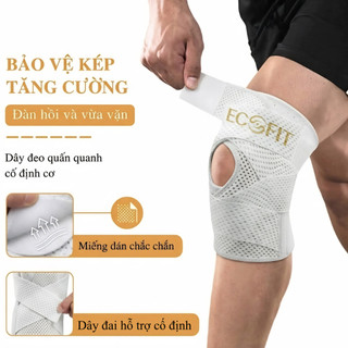 Băng Bảo Vệ Đầu Gối 7612 ECOFIT Thể Thao - Nhẹ nhàng, Thông Thoáng, Tránh Chấn Thương