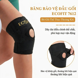 Băng Bảo Vệ Đầu Gối 7612 ECOFIT Thể Thao - Nhẹ nhàng, Thông Thoáng, Tránh Chấn Thương