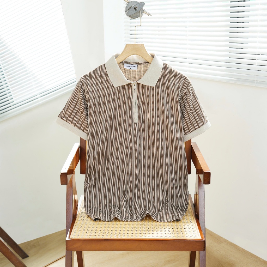 Polo SNAP Basic Fit, Vải AirCotton Mềm Mát, Không Nhăn, Regular Fit, Sang Trọng  – Shinghai