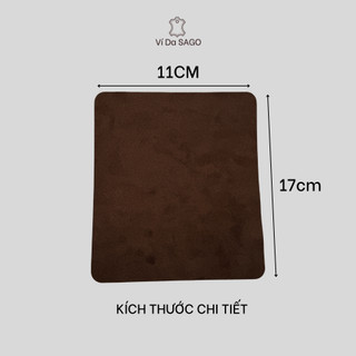 Khăn vải nhung vi sợi lau kính chuyên dụng cao cấp _ Ví Da SAGO